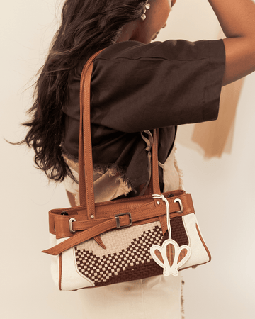 Wave East-West Tan Fashion Rags2Riches