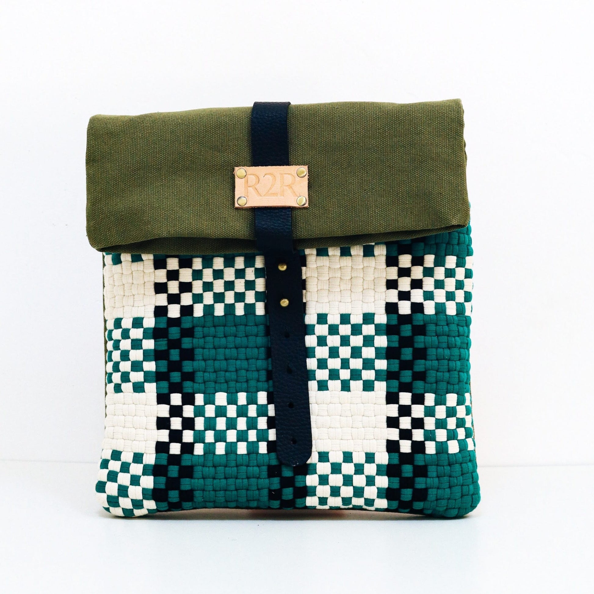 Charlie Laptop Sleeve - Green Fashion Rags2Riches