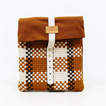 Charlie Laptop Sleeve Tan & Beige