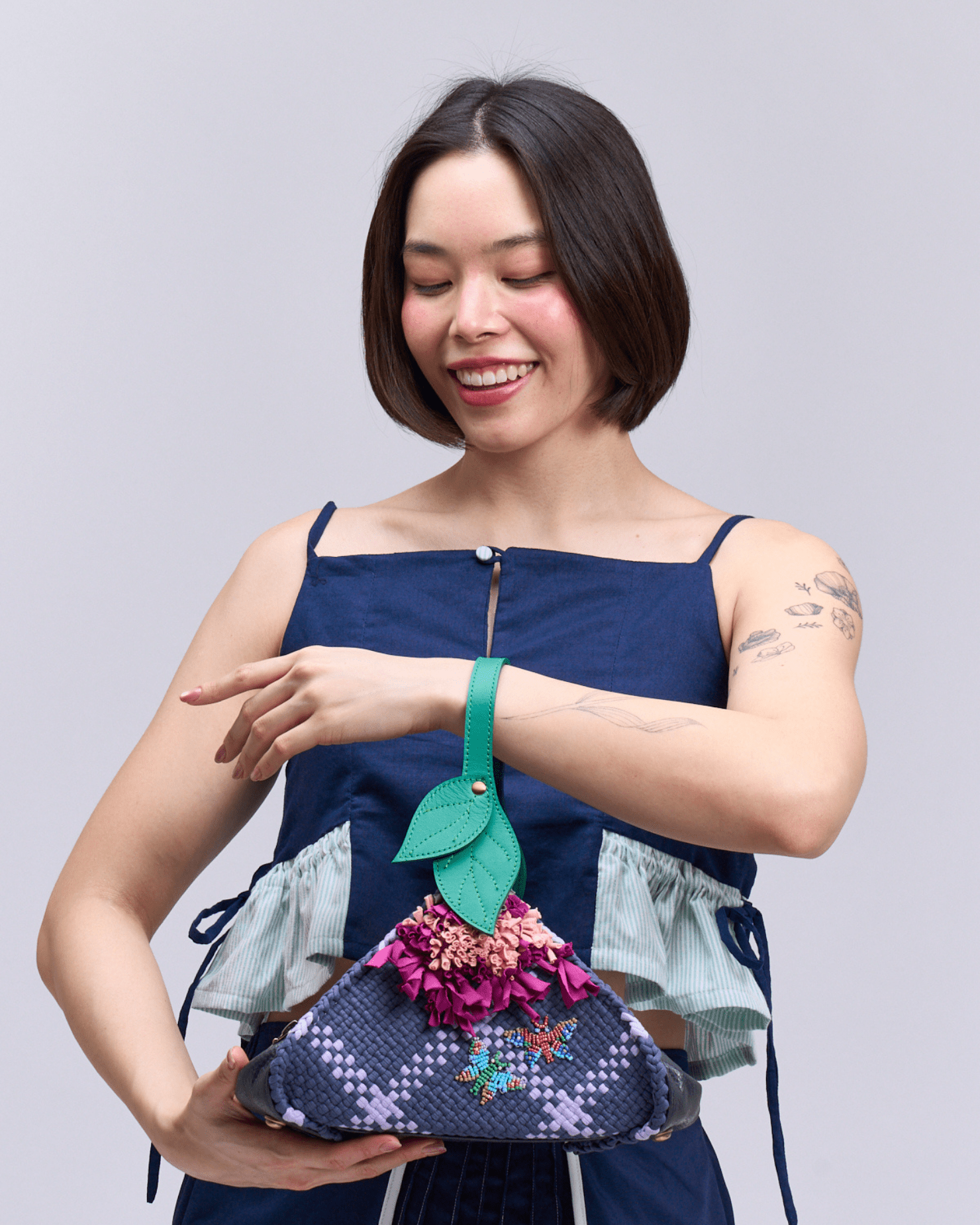 Hardin Mini Bag Navy Blue Fashion Rags2Riches