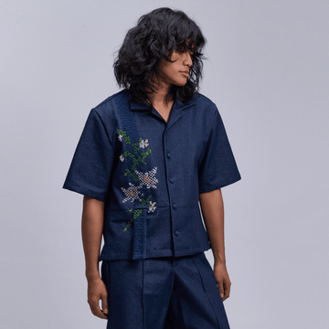 Hardin Polo Dark Blue Denim Fashion Rags2Riches