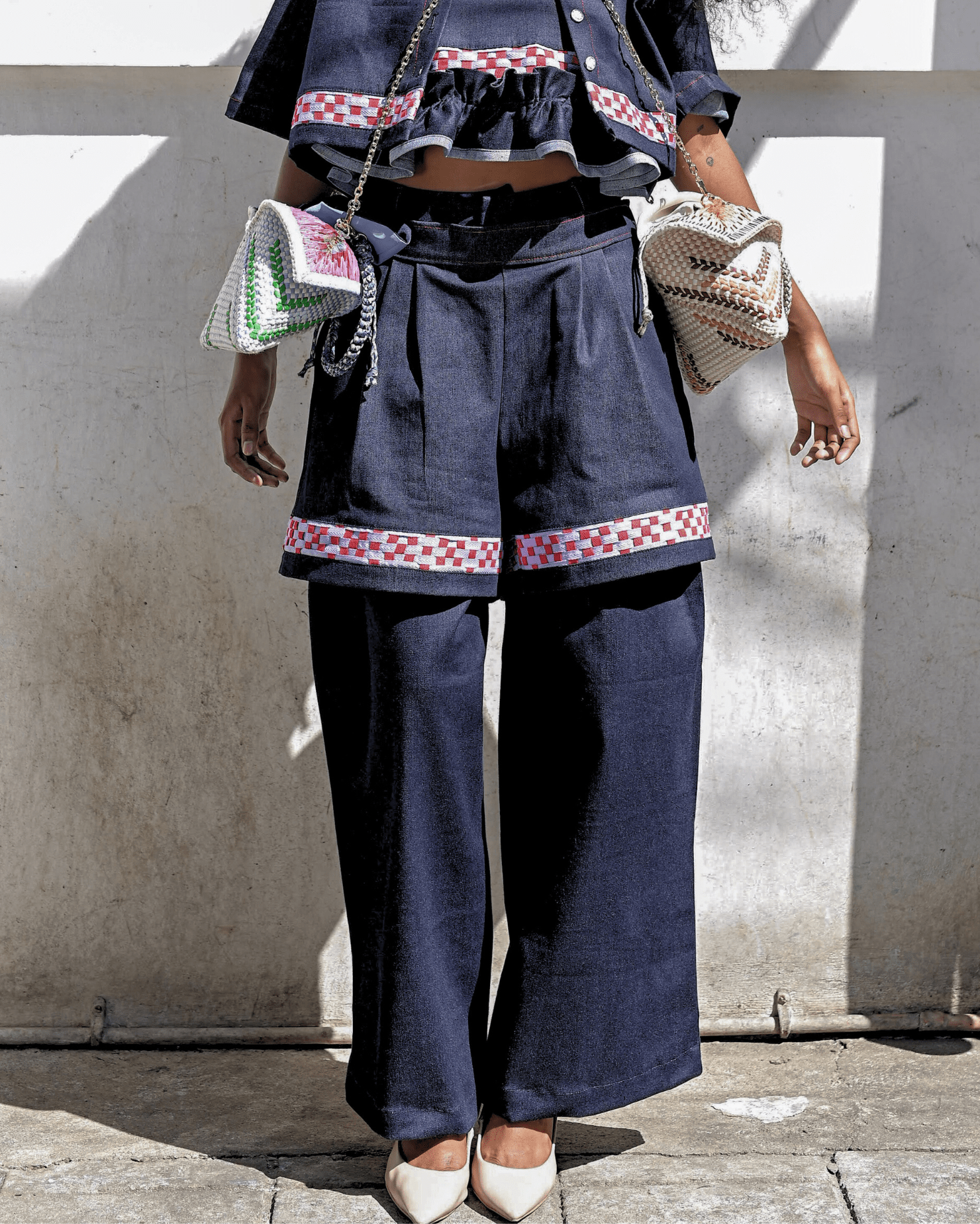 Lakbay Pants Denim Fashion Rags2Riches