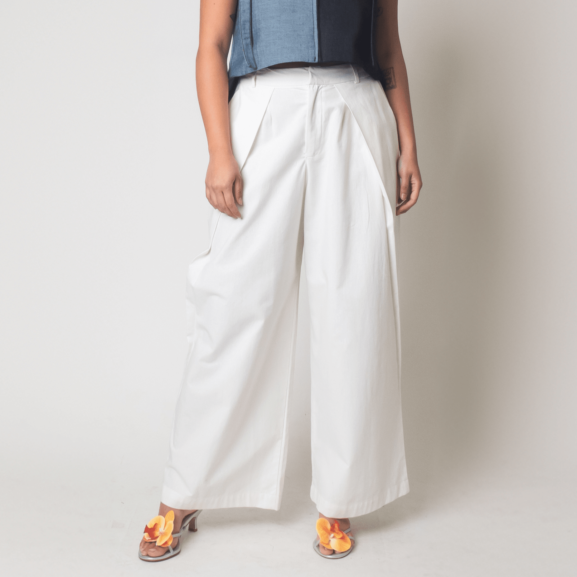 Lakbay Pants White Fashion Rags2Riches