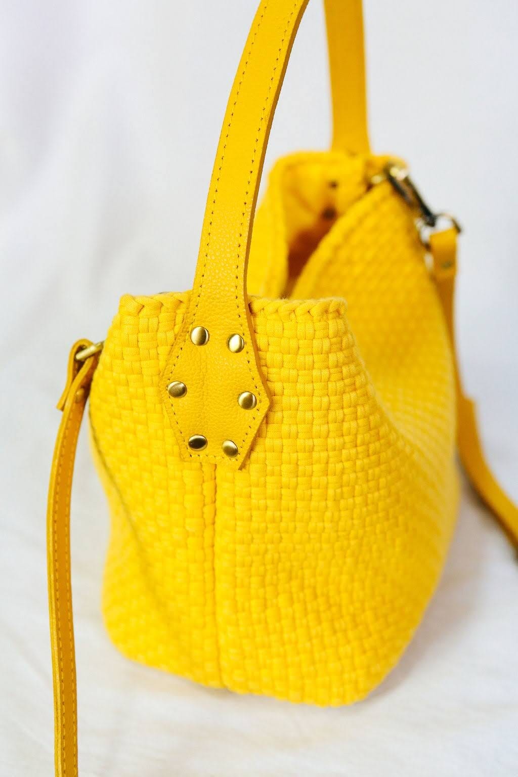 [Ready Today] Buslo Micro Monochrome Yellow Fashion Rags2Riches