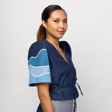 [Ready Today] Daloy Convertible Terno Top Denim