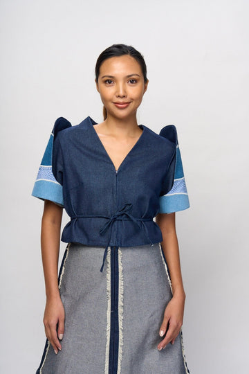 [Ready Today] Daloy Convertible Terno Top Denim