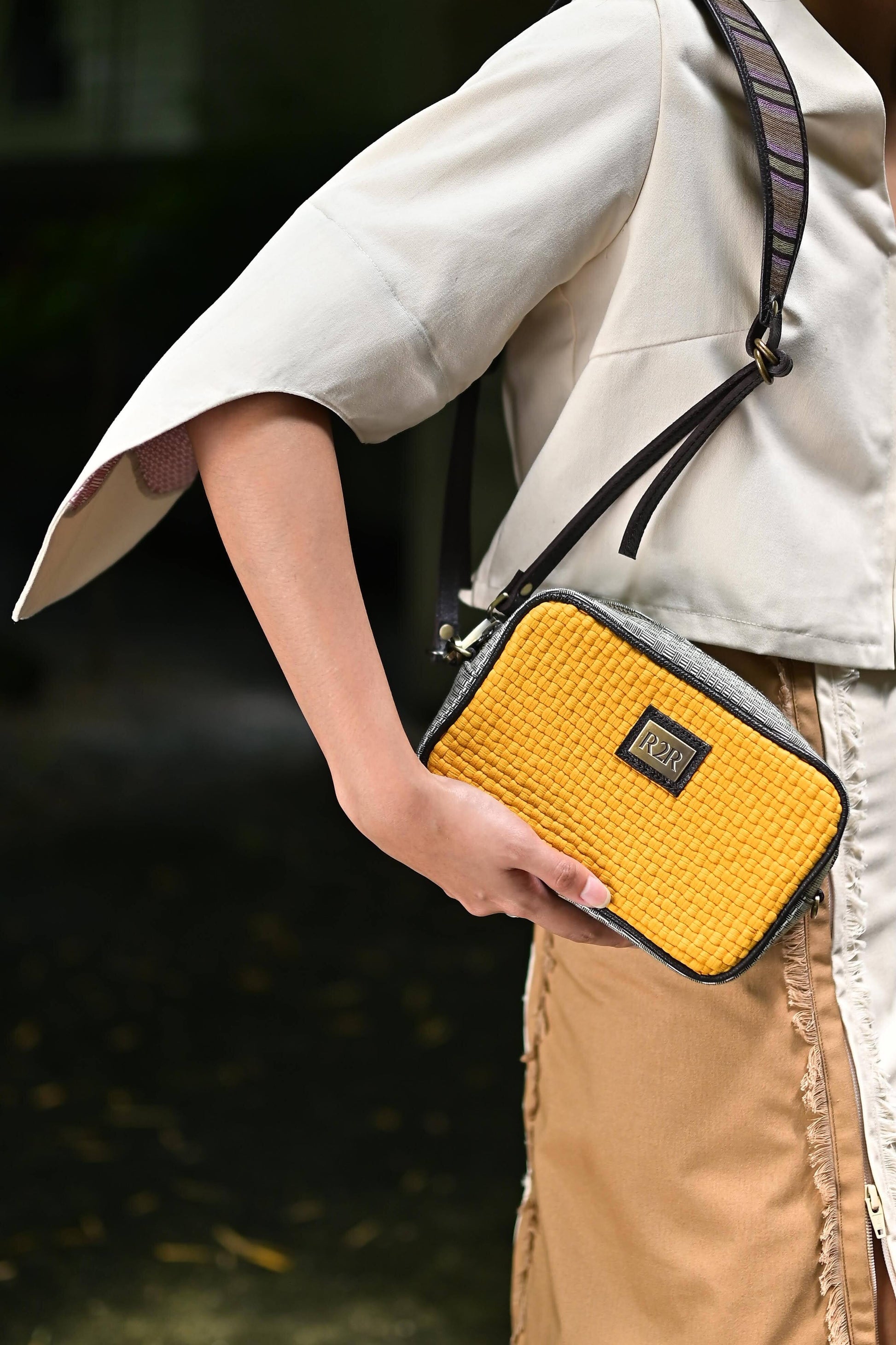 [Ready Today] Kamara Crossbody Yellow Fashion Rags2Riches