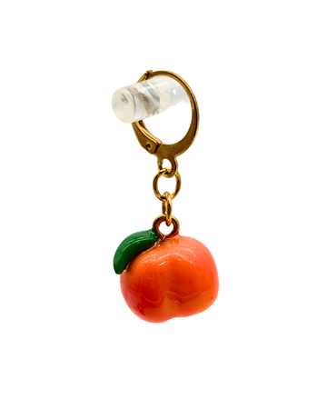[Ready Today] R2R x Russet Peach Fruit Clay Charm (bought with a Bag Charm) Fashion Rags2Riches