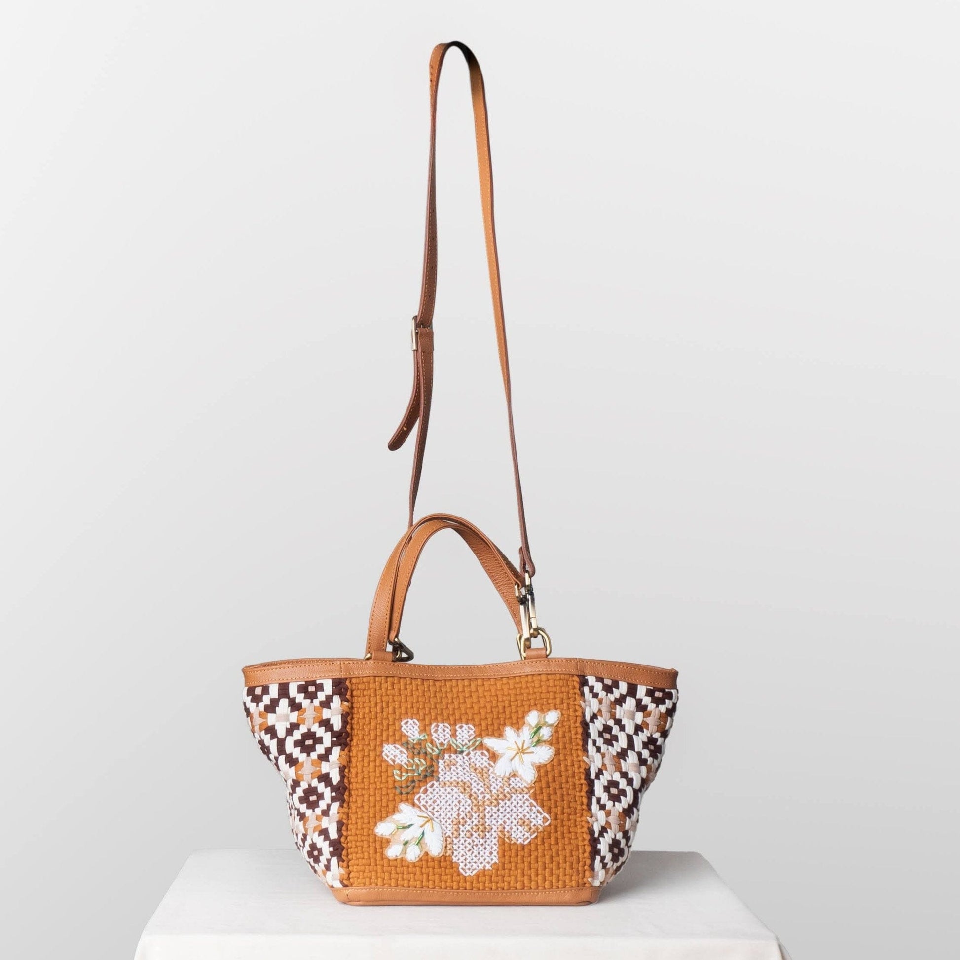 [Ready Today] Sampaguita Tote Tan Fashion Rags2Riches