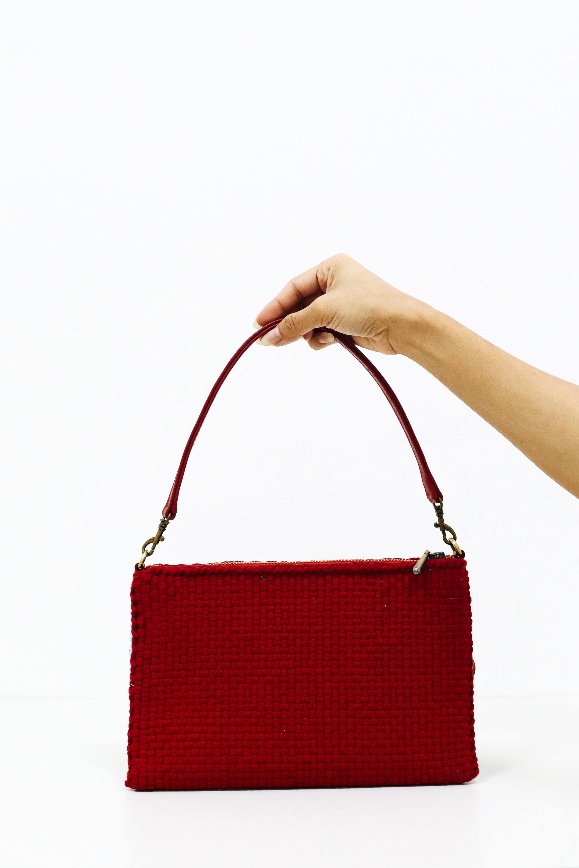 [Ready Today] Sobre Convertible Clutch Red Fashion Rags2Riches