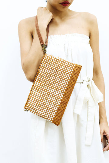 [Ready Today] Sobre Convertible Clutch Tan