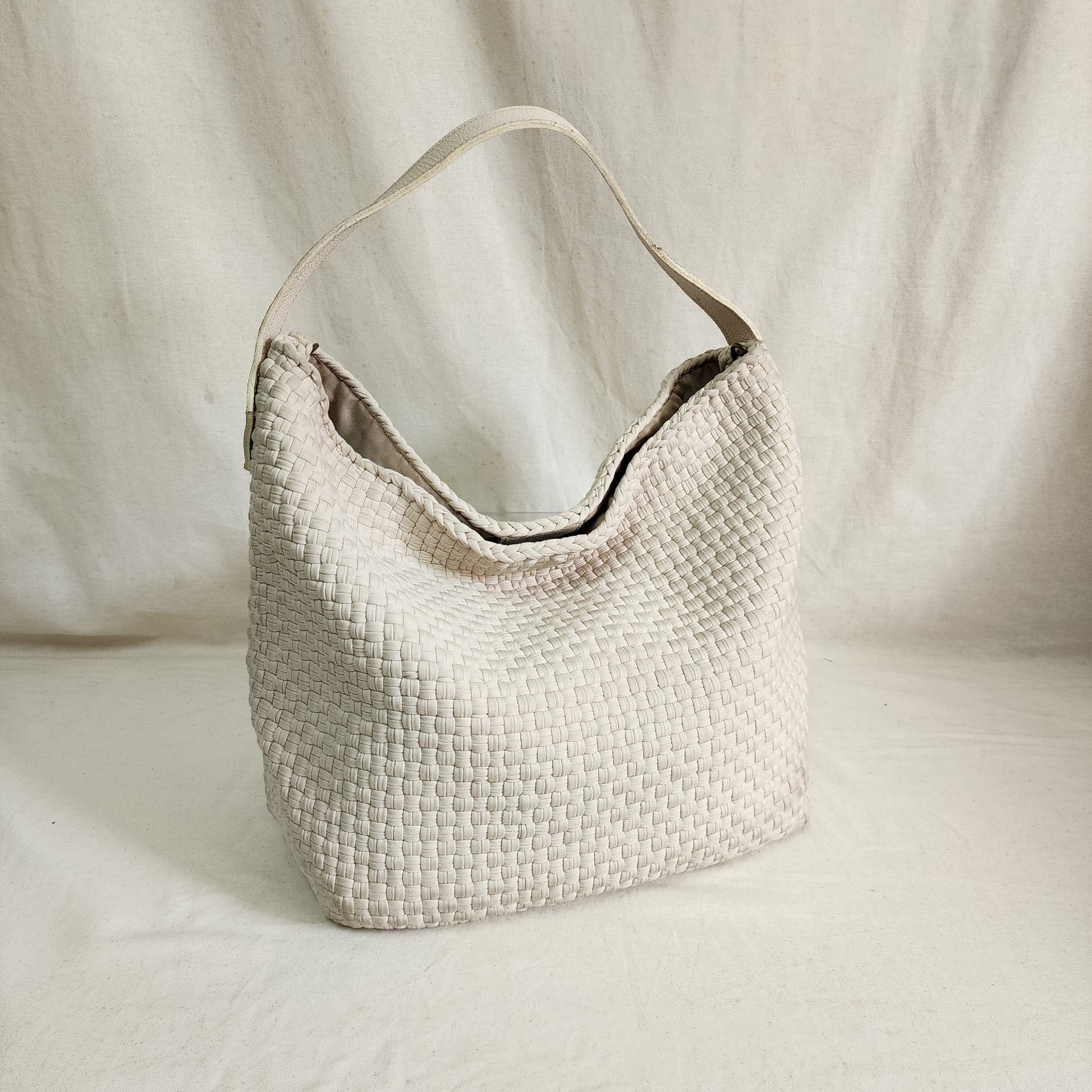 [SAMPLE] Buslo Midsize Monochrome Beige Fashion Rags2Riches