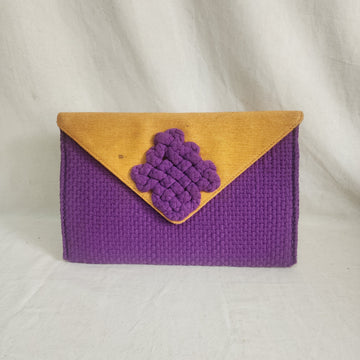 [SAMPLE] Envelope Clutch Purple