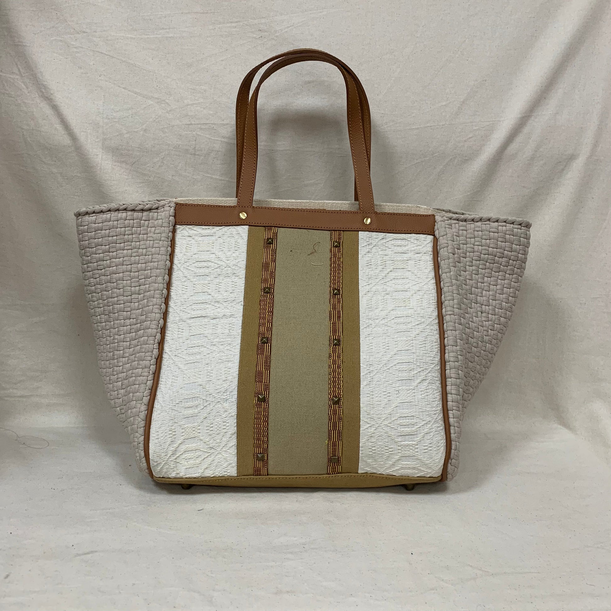 [SAMPLE] Mercado Carry-all Beige Fashion Rags2Riches