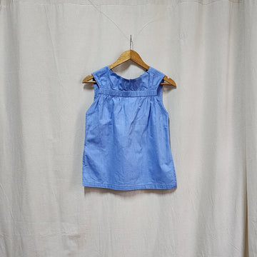 [SAMPLE] The Shirred Tunic Light Blue