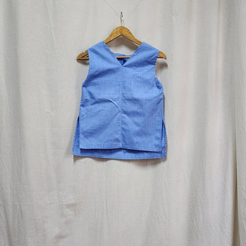 [SAMPLE] The Shirred Tunic Light Blue