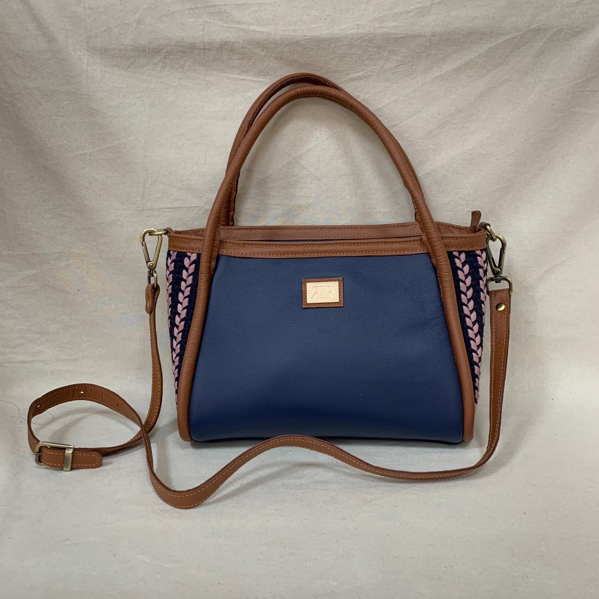 [SAMPLE] Tuba Handbag Navy Fashion Rags2Riches