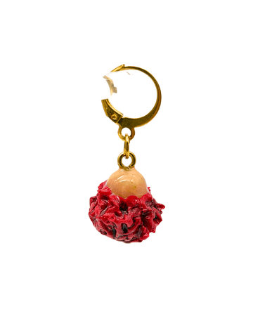 [Ships Out: Sep 28] R2R x Russet Rambutan Fruit Clay Charm (bought with a Bag Charm) Fashion Rags2Riches