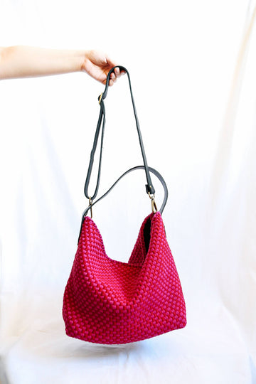 Buslo Checkerboard Red & Fuchsia