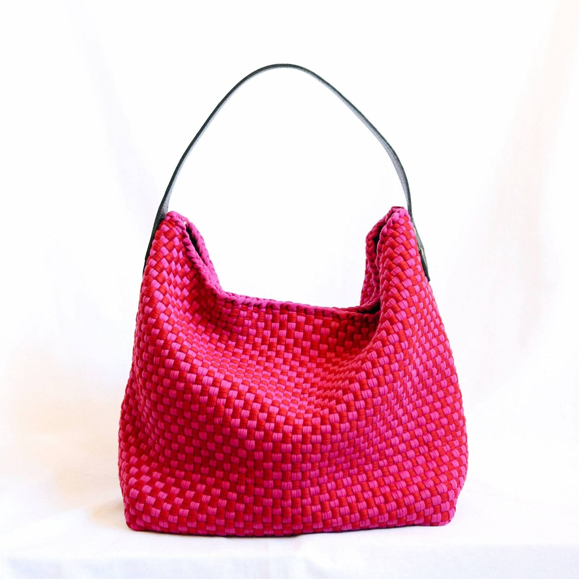 Buslo Checkerboard Red & Fuchsia Fashion Rags2Riches