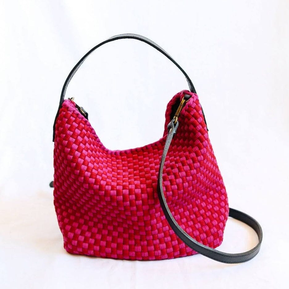 Buslo Mini Checkerboard Red & Fuchsia Fashion Rags2Riches