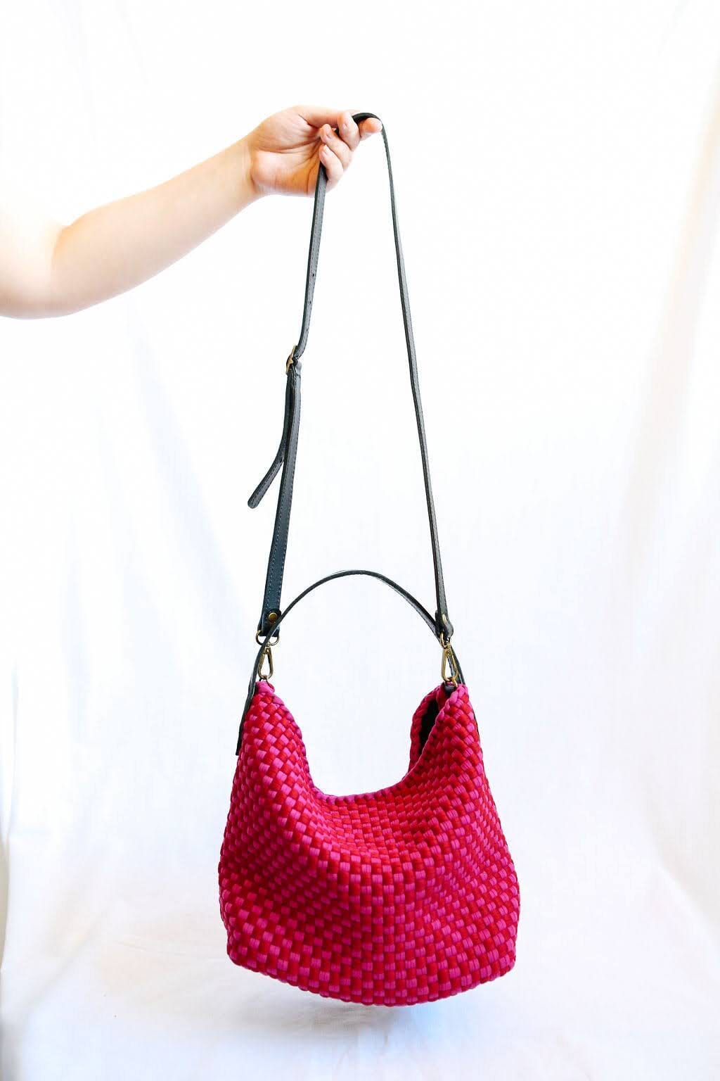 Buslo Mini Checkerboard Red & Fuchsia Fashion Rags2Riches