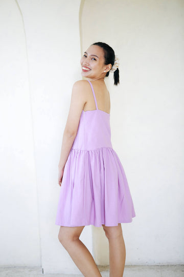 [SAMPLE] Drop Waist Dress (Mini) Lavander