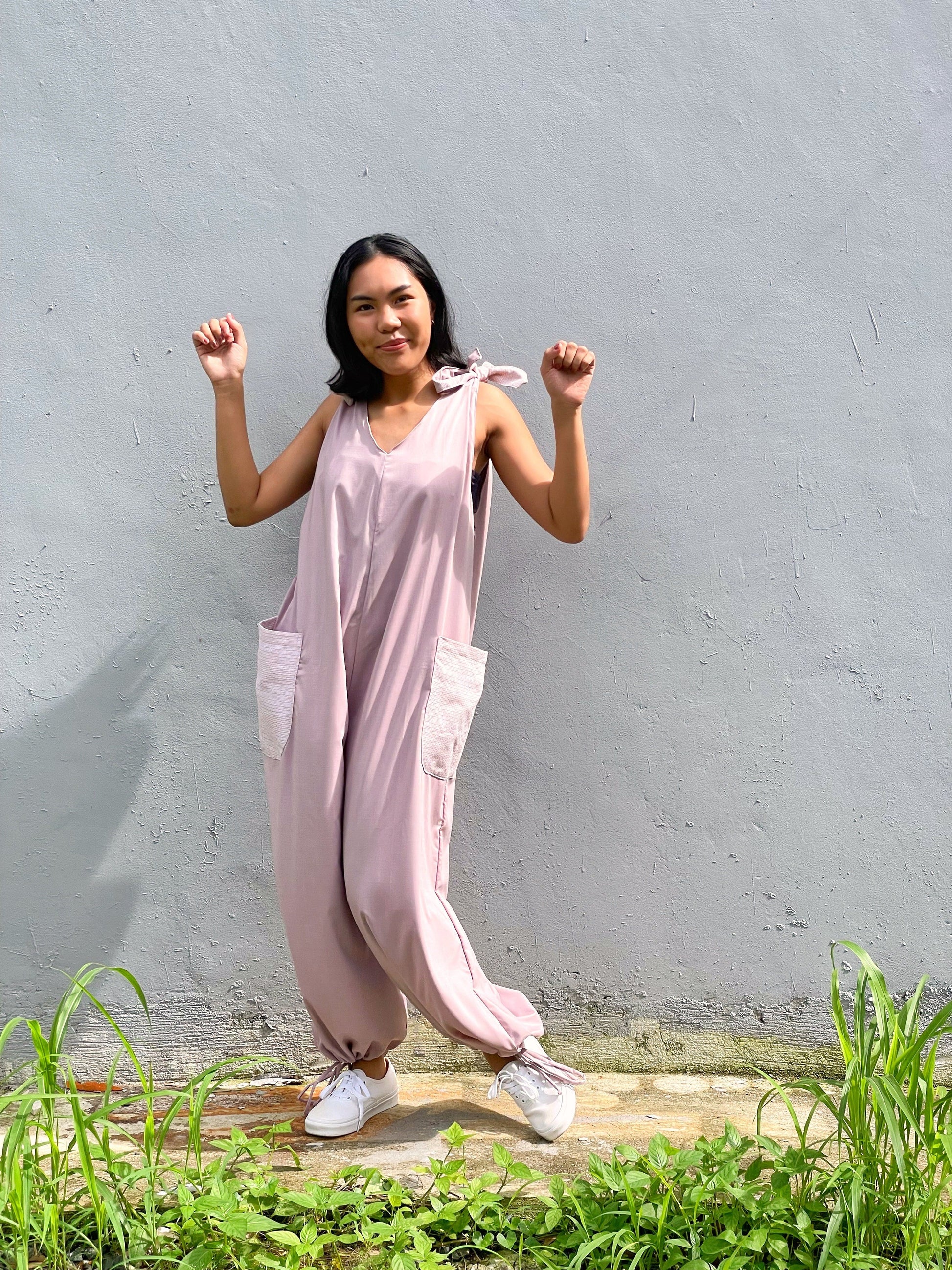 Pasyal Jumpsuit in Mauve Fashion Rags2Riches