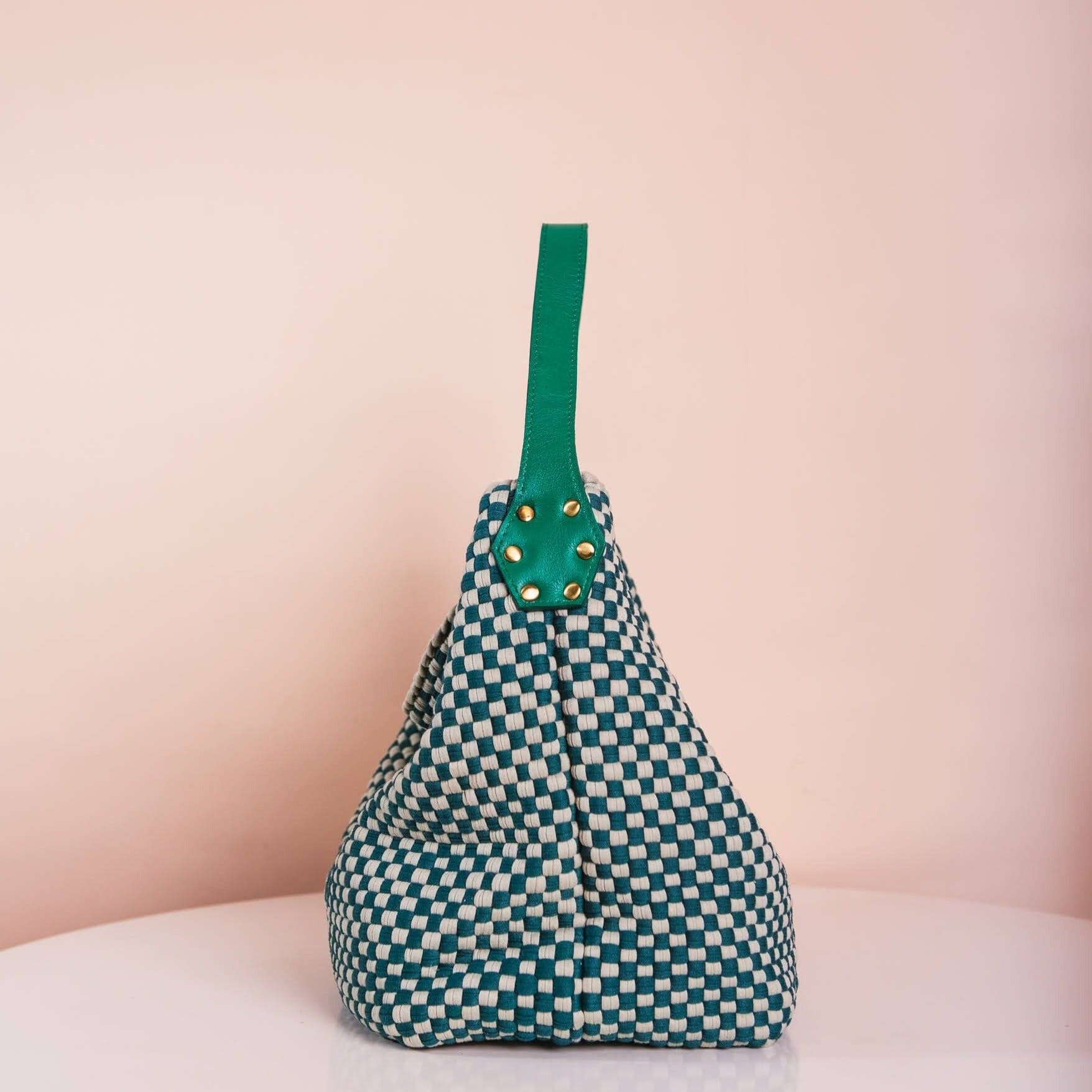 [Ready Today] Buslo Checkerboard Emerald & Sage Fashion Rags2Riches