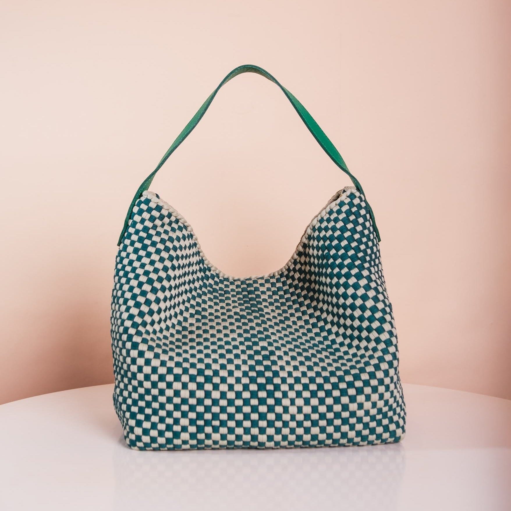 [Ready Today] Buslo Checkerboard Emerald & Sage Fashion Rags2Riches