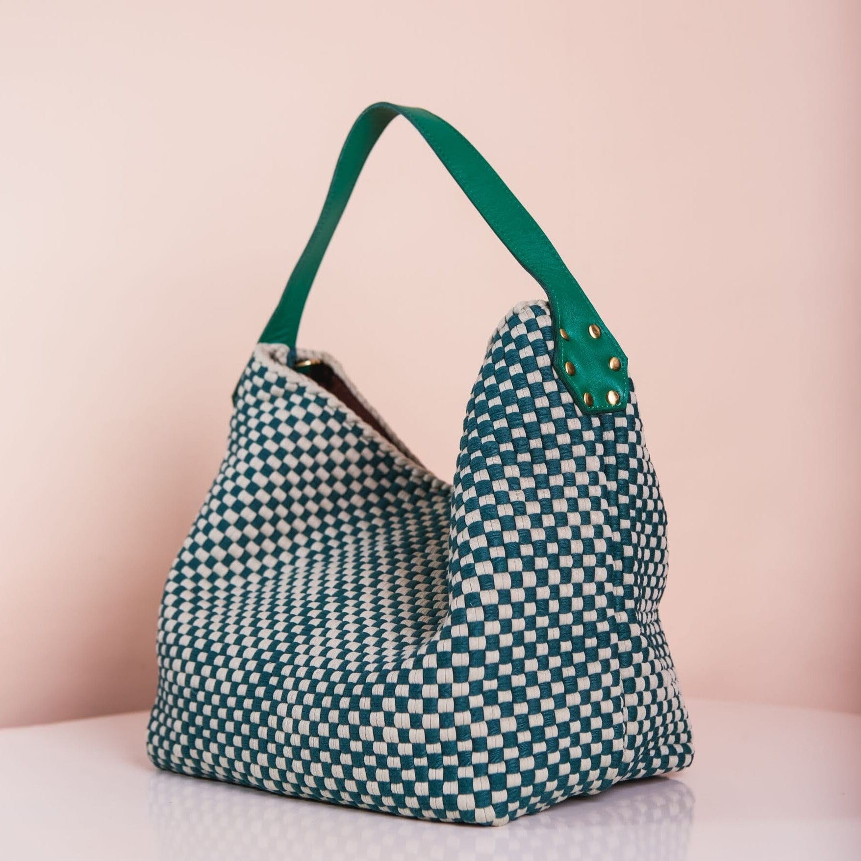 [Ready Today] Buslo Checkerboard Emerald & Sage Fashion Rags2Riches