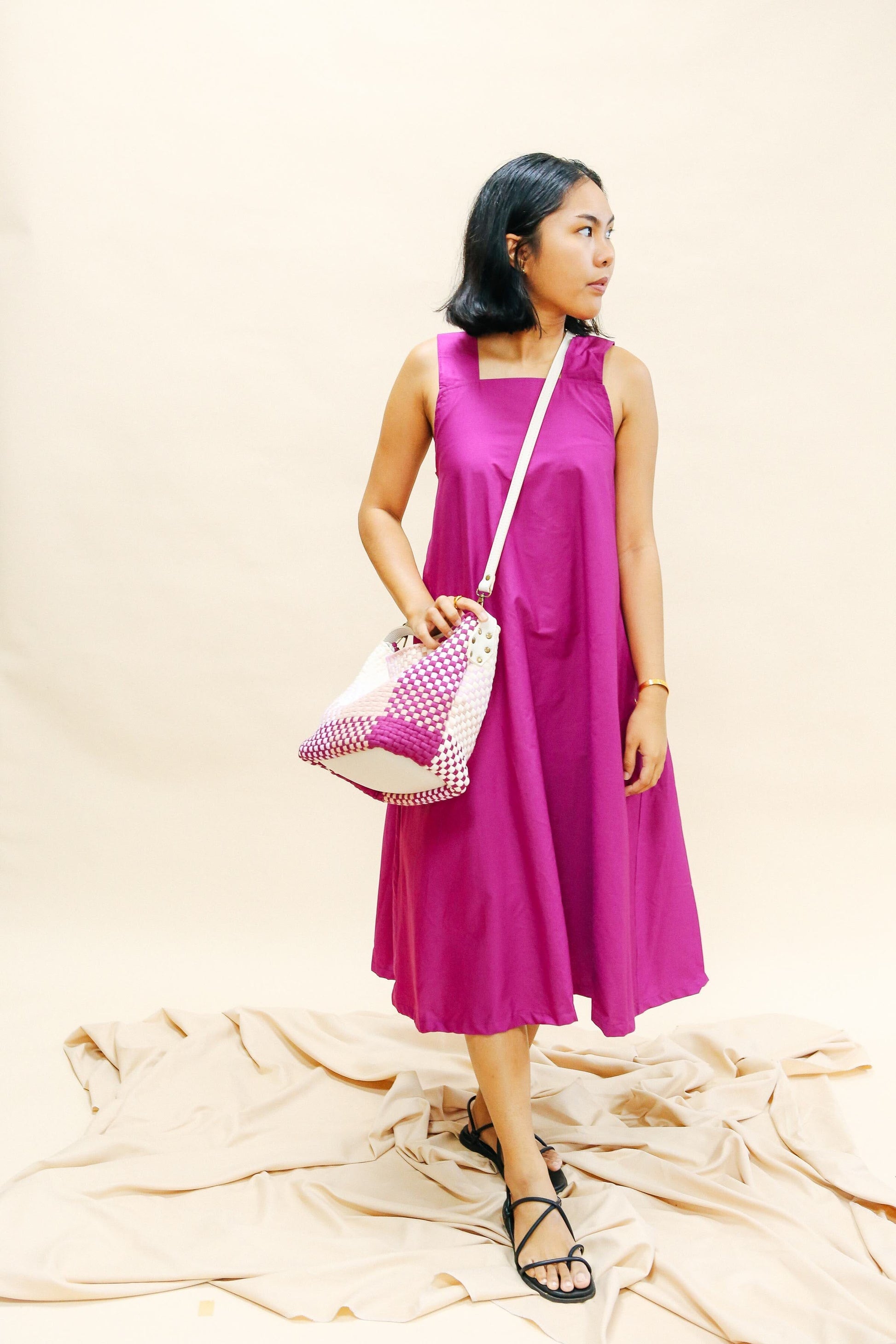 [Ready Today] Buslo Mini Blocks Pink Skies Fashion Rags2Riches