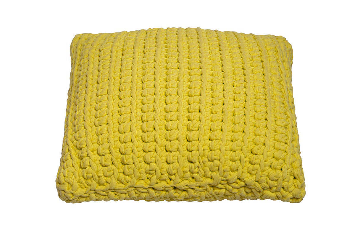 Suman Square Pouf Mango Home Rags2Riches