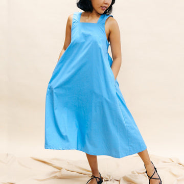 [SAMPLE] The Easy Jumper Dress Chambray