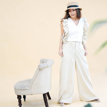 [SAMPLE] The Palazzo Pants Beige